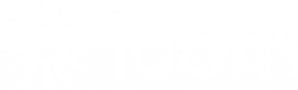 Loom logo lockup white